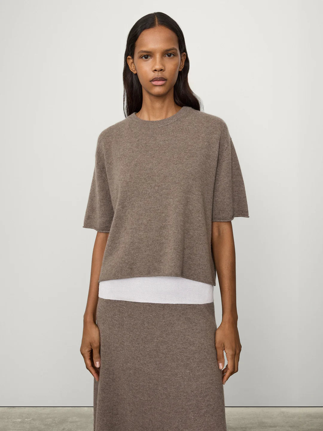 Cila T-Shirt in Truffle