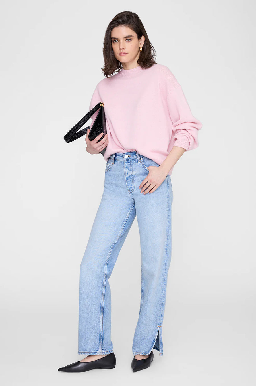 Lee Sweater in Powder Pink
