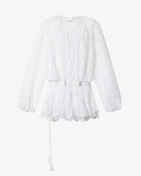 Preya Dress in White