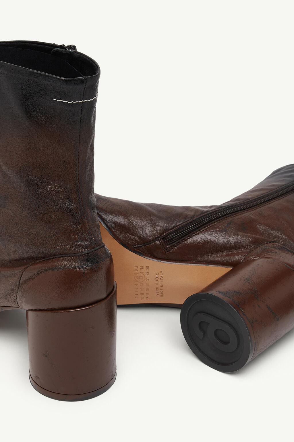 Anatomic Block Heel Boots in Black