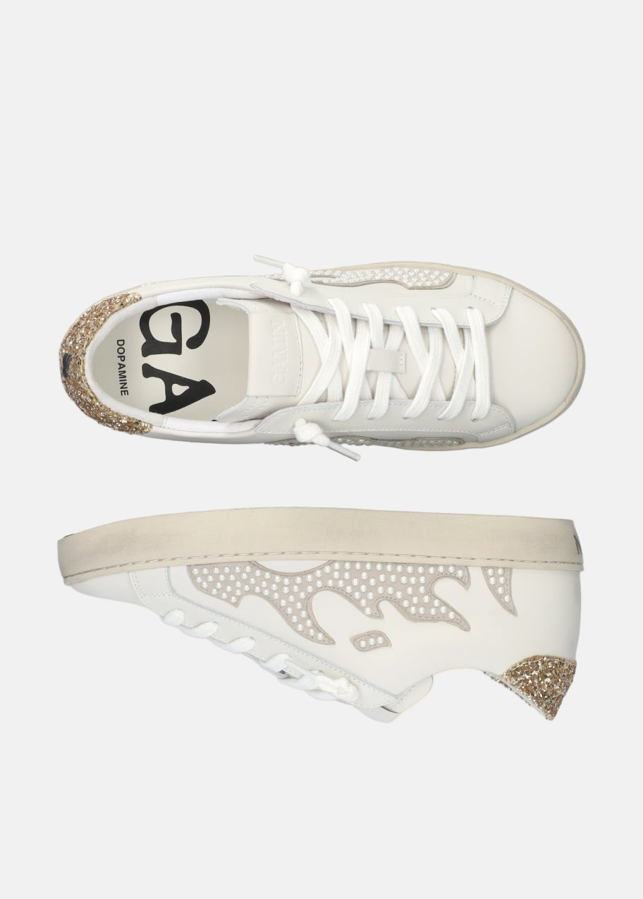 Gamin Sneakers in Blanco White
