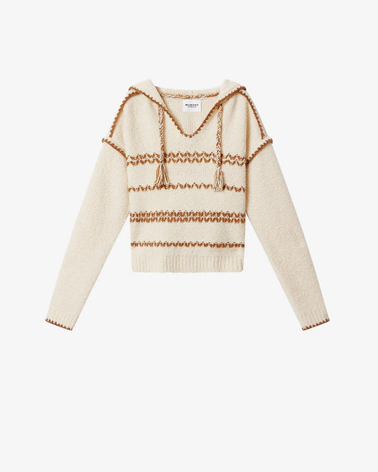 Romera Sweater in Ecru/Bronze