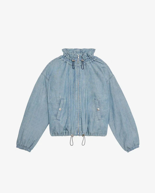 Plume Jacket in Blue