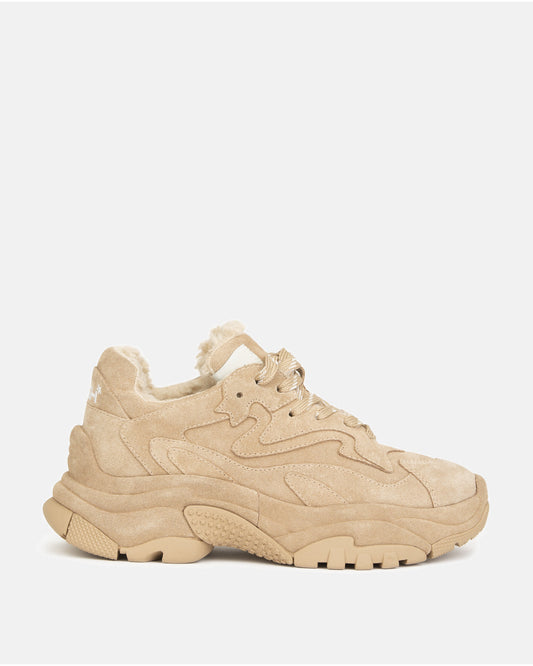 Addict Sneakers in Beige Suede