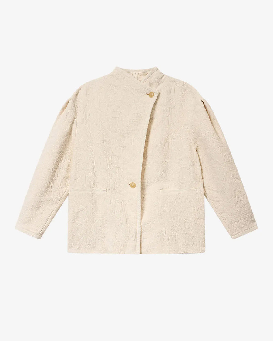 Uadie Coat in Ecru