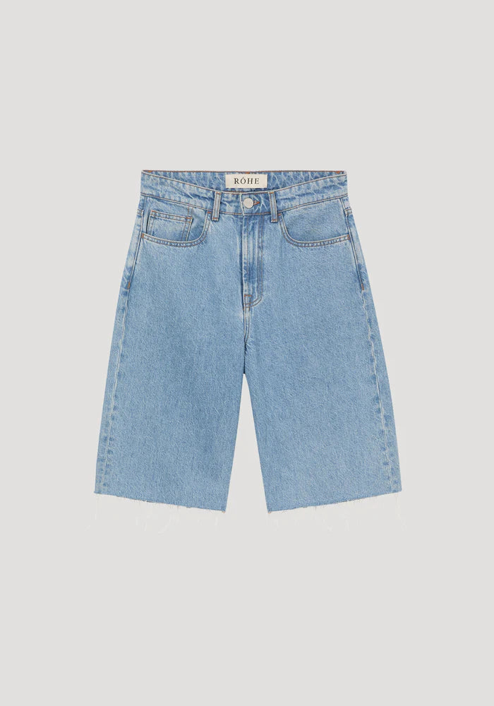 BAGGY FIT DENIM SHORTS BLUE- ROHE