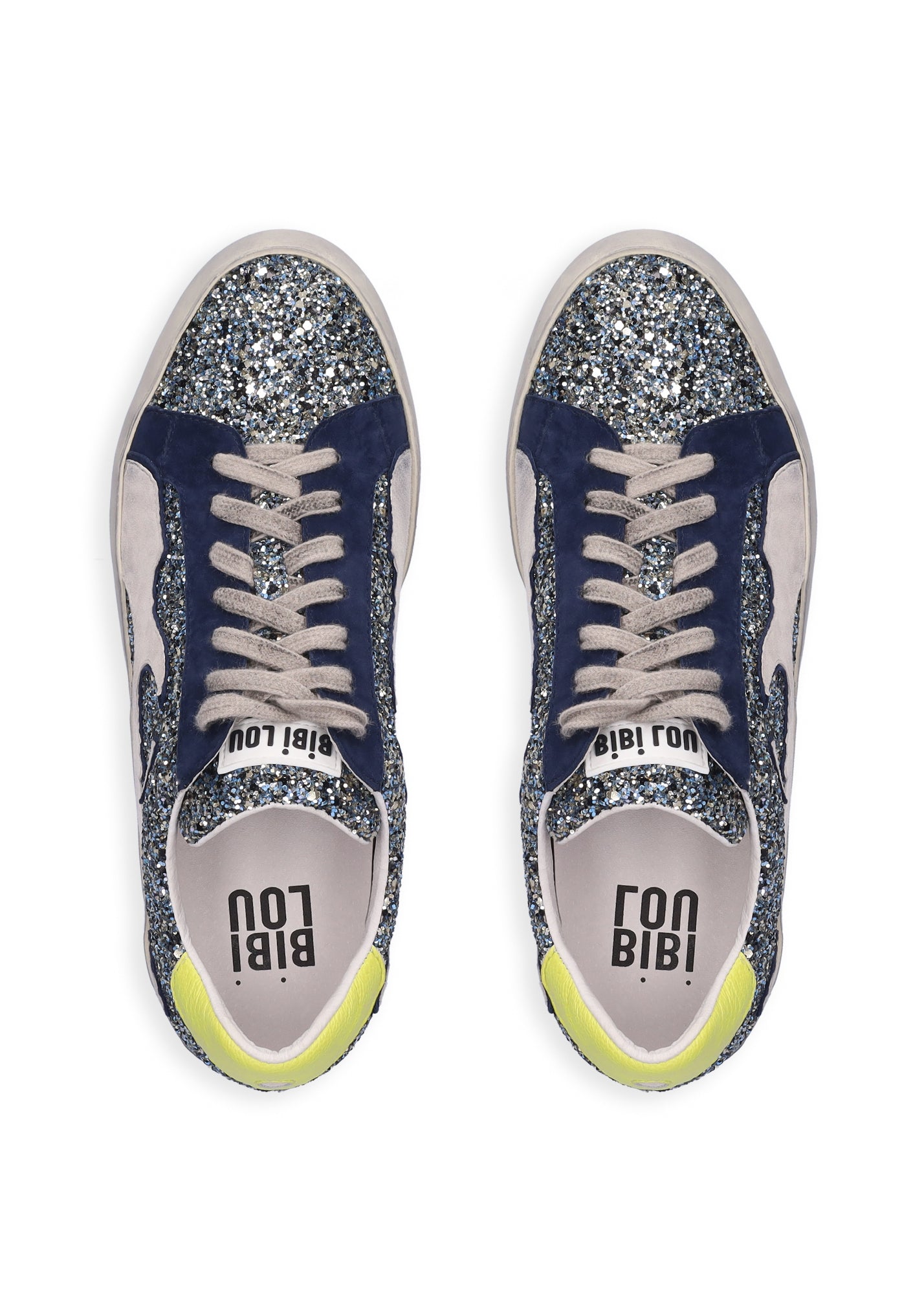 GAMIN SNEAKERS - GLITTER DOPAMINE BLUE - BIBI LOU