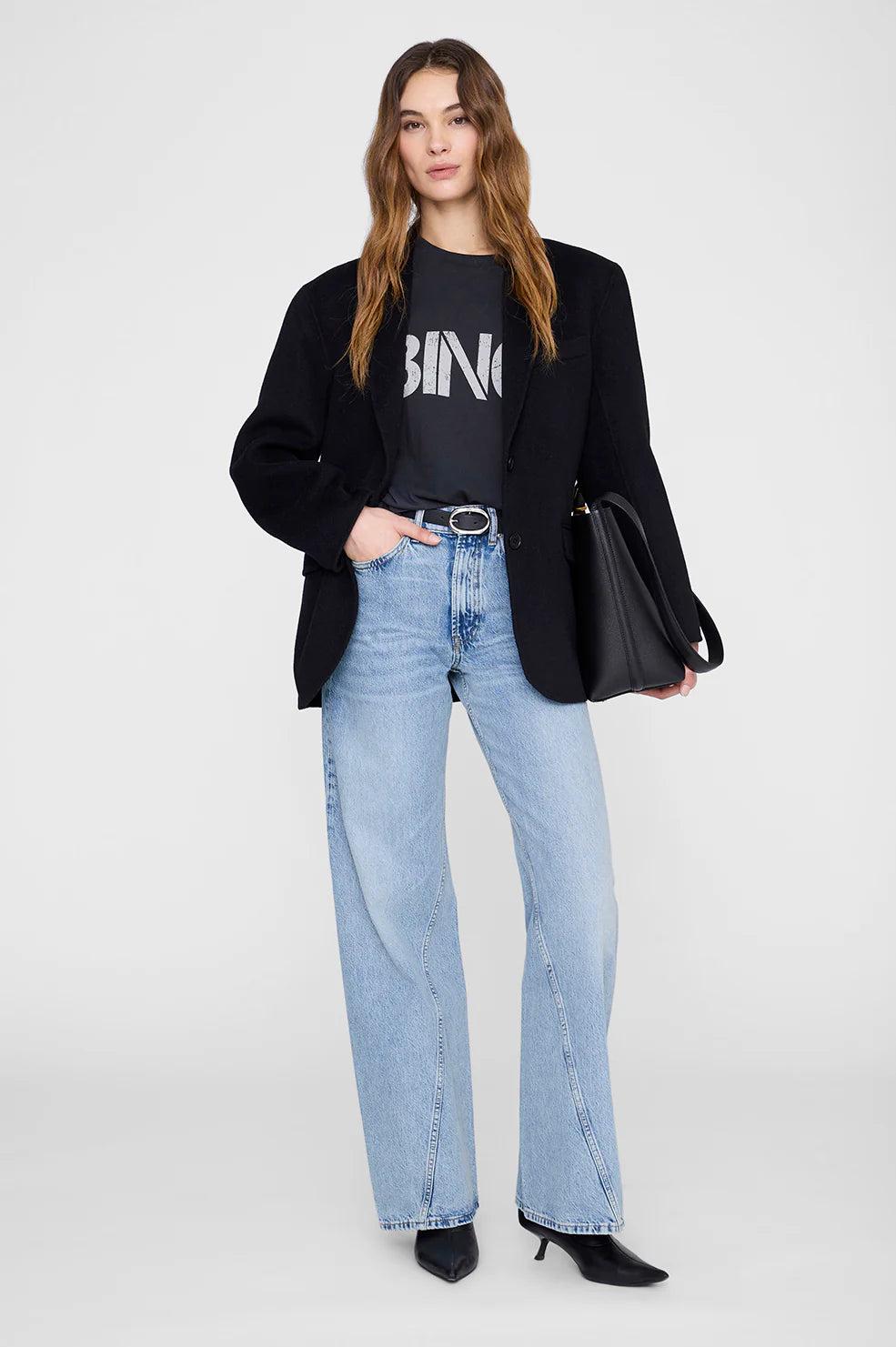 Wagner Tee Stencil in Vinatge Black