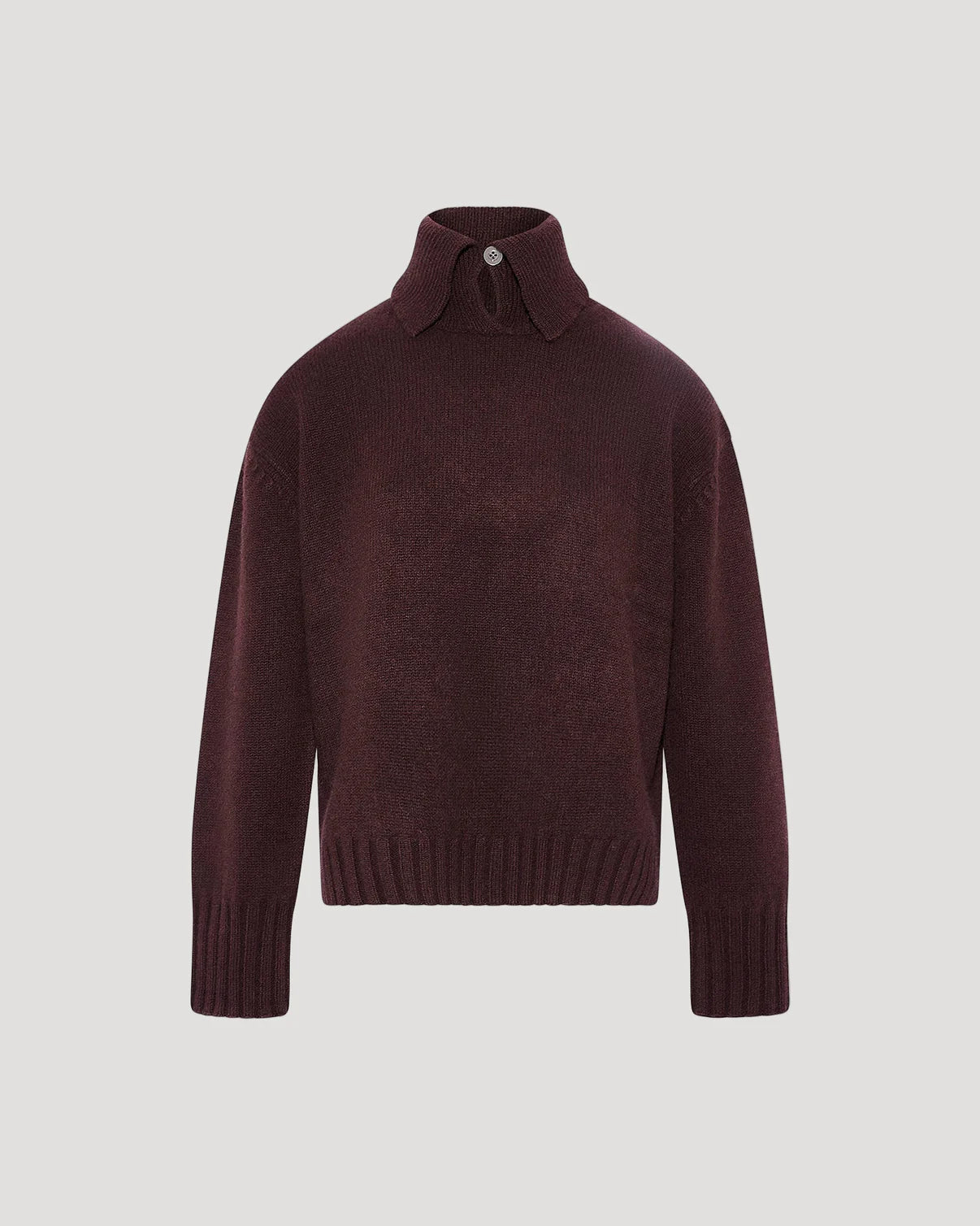 Collar Jumper in Cashmere Knit