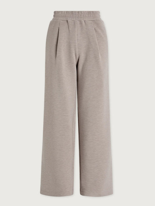 The Extra Wide Leg Pant 32" in Taupe Marl