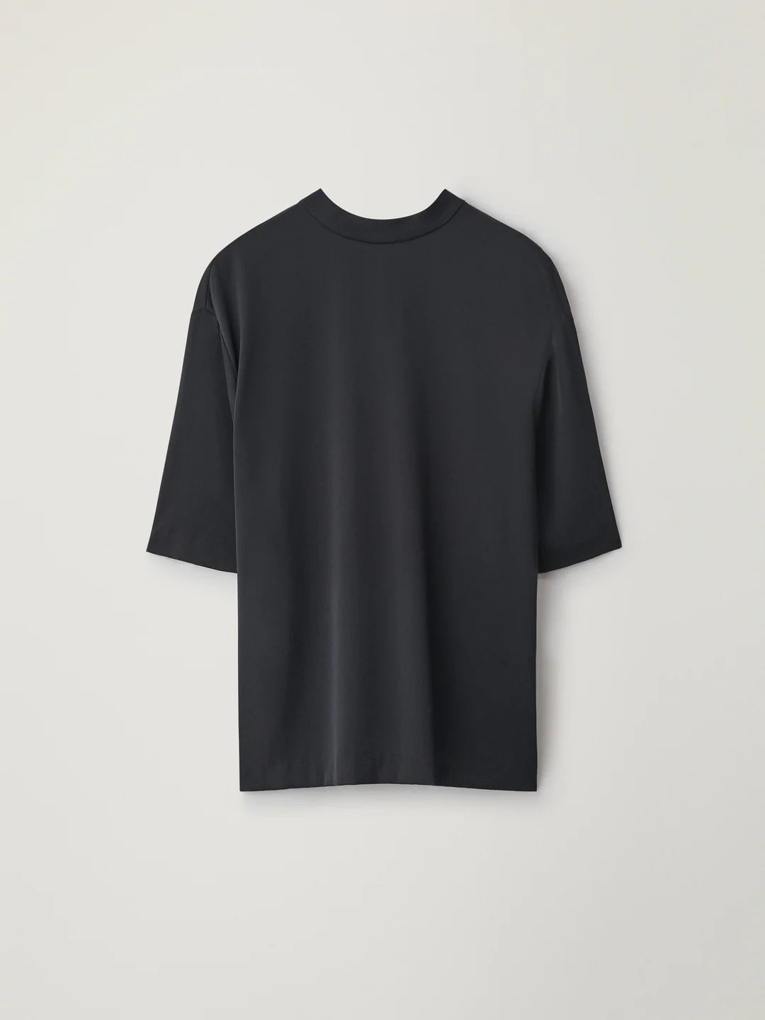 Oversized Round Neck T-Shirt in Midnight