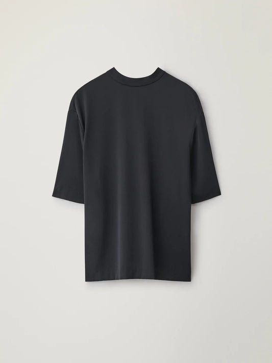 Oversized Round Neck T-Shirt in Midnight