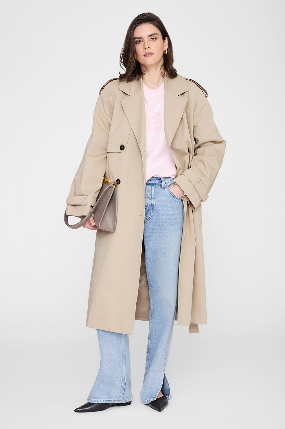 Spencer Sweatshirt in Powder Pink