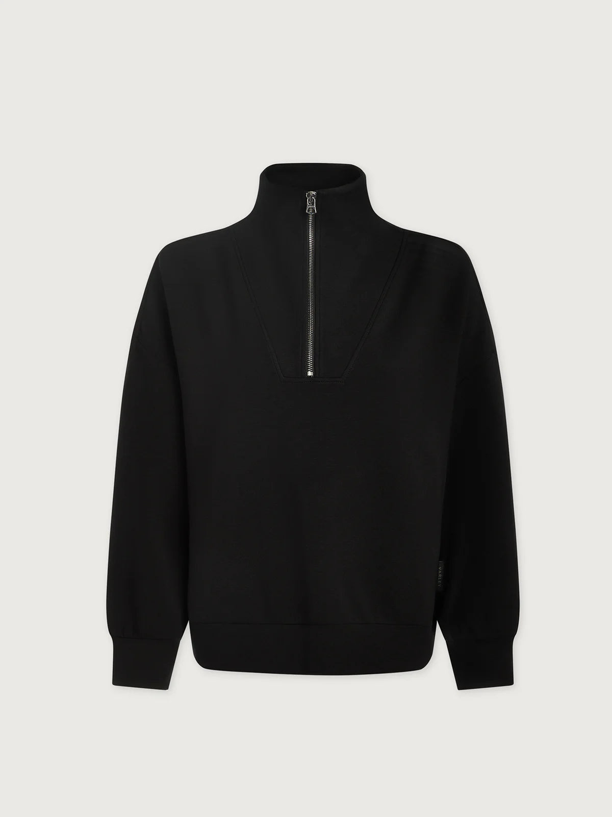 Hawley Half Zip Sweat in Black