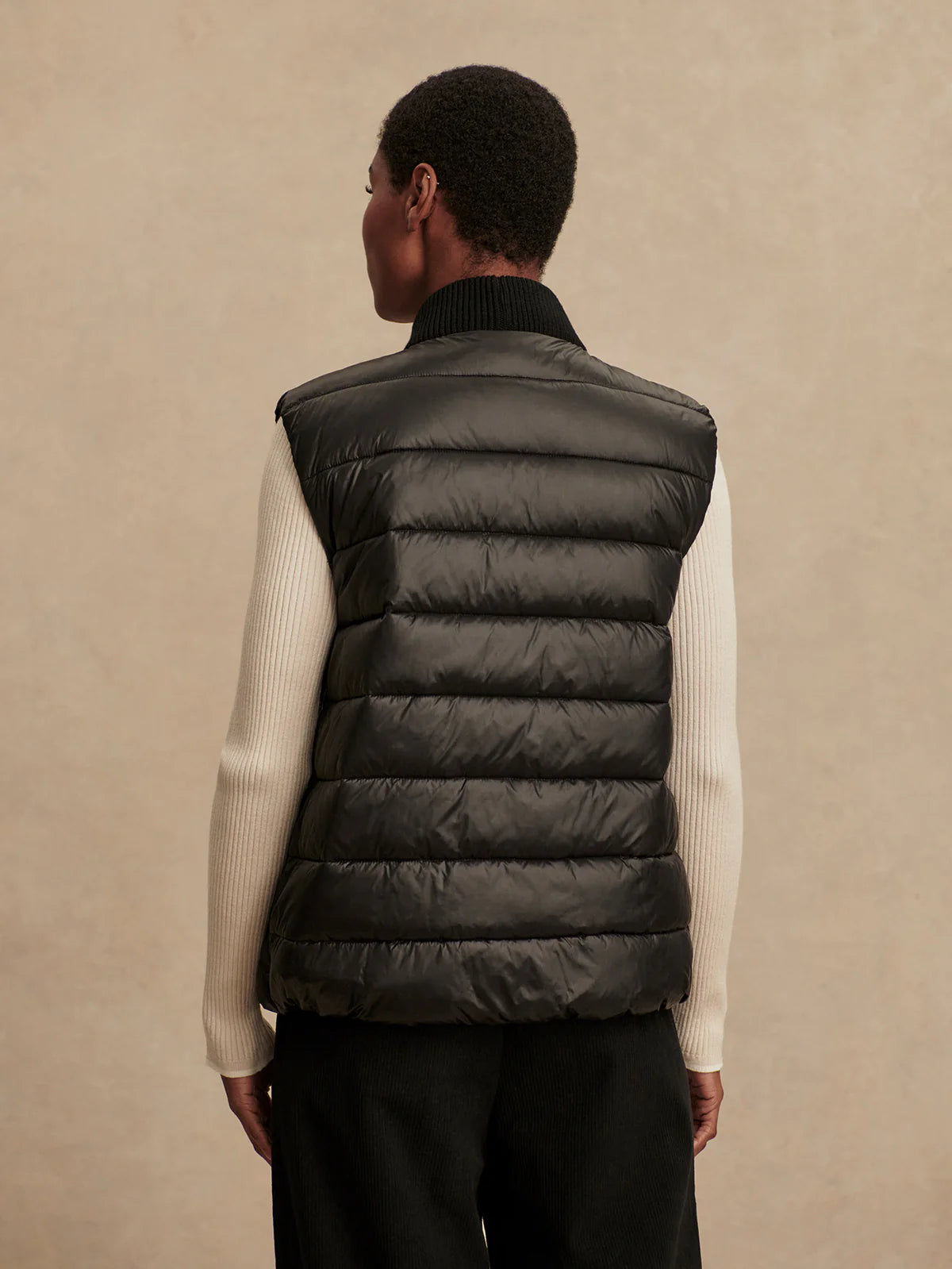 Colwyn Combo Boxy Gilet in Black