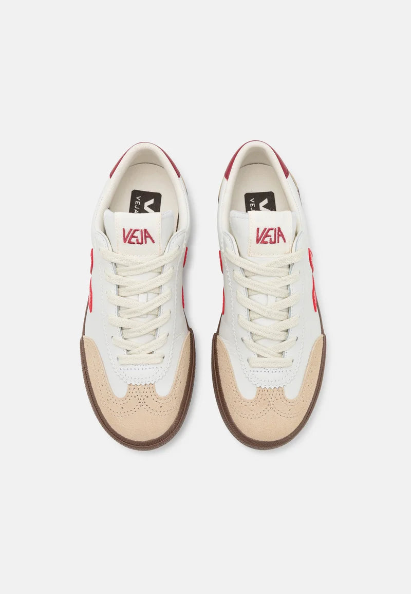 Volley Sneaker in White Pekin Bark