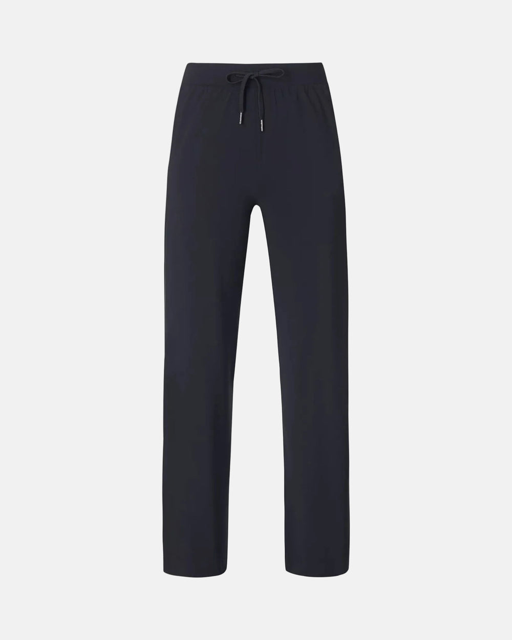 Explorer Side Stripe Wide Leg Trousers 32" in Black