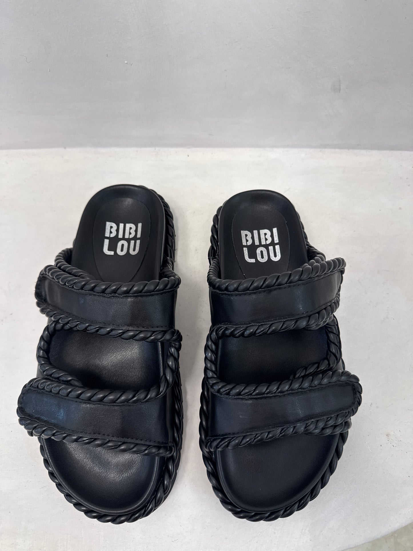 LAMA SANDALS - BLACK - BIBI LOU