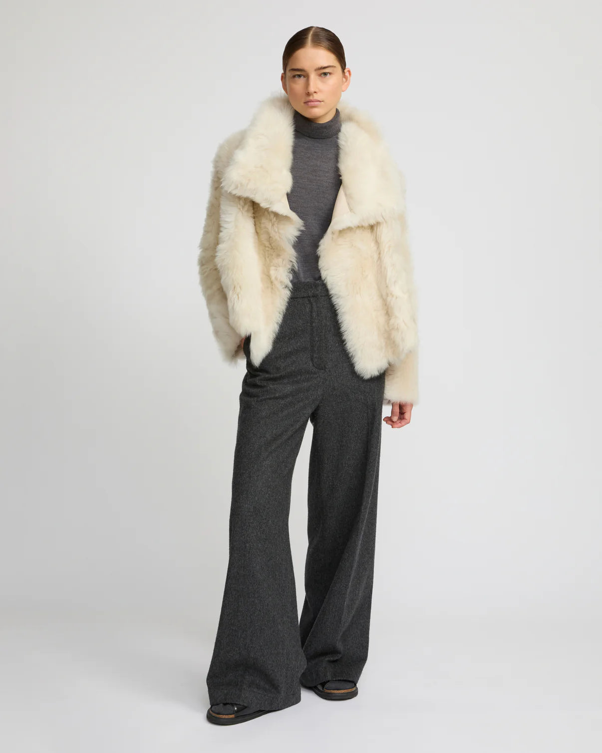 Short Jacket in Toscana Lambskin