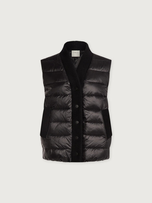 Colwyn Combo Boxy Gilet in Black