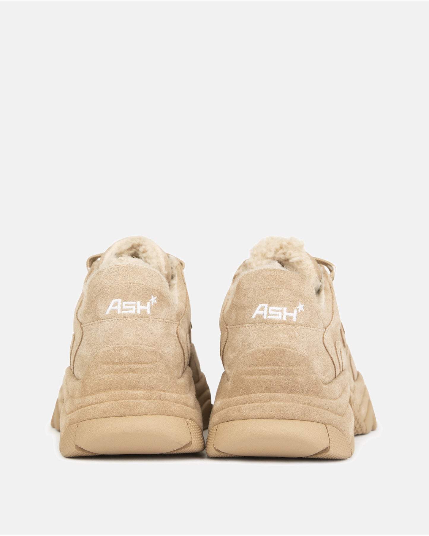 Addict Sneakers in Beige Suede