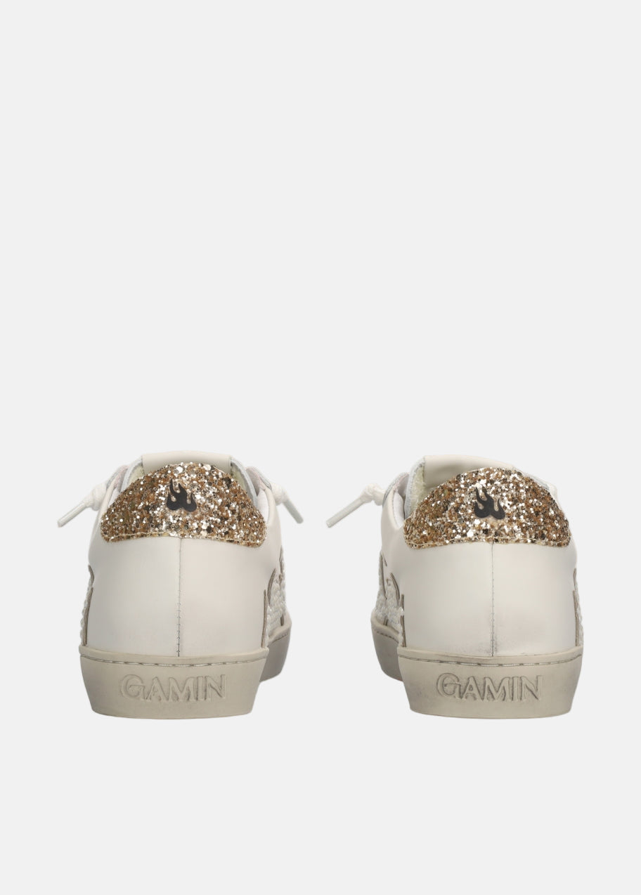 Gamin Sneakers in Blanco White