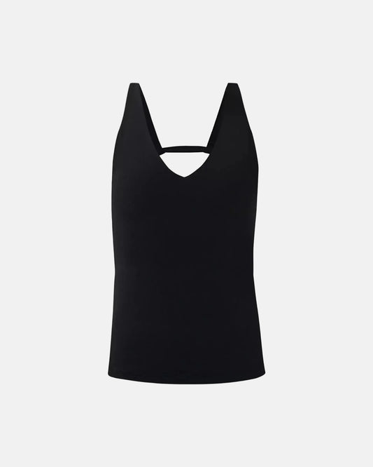 Ultimate Studio Yoga Strappy Back Vest in Black