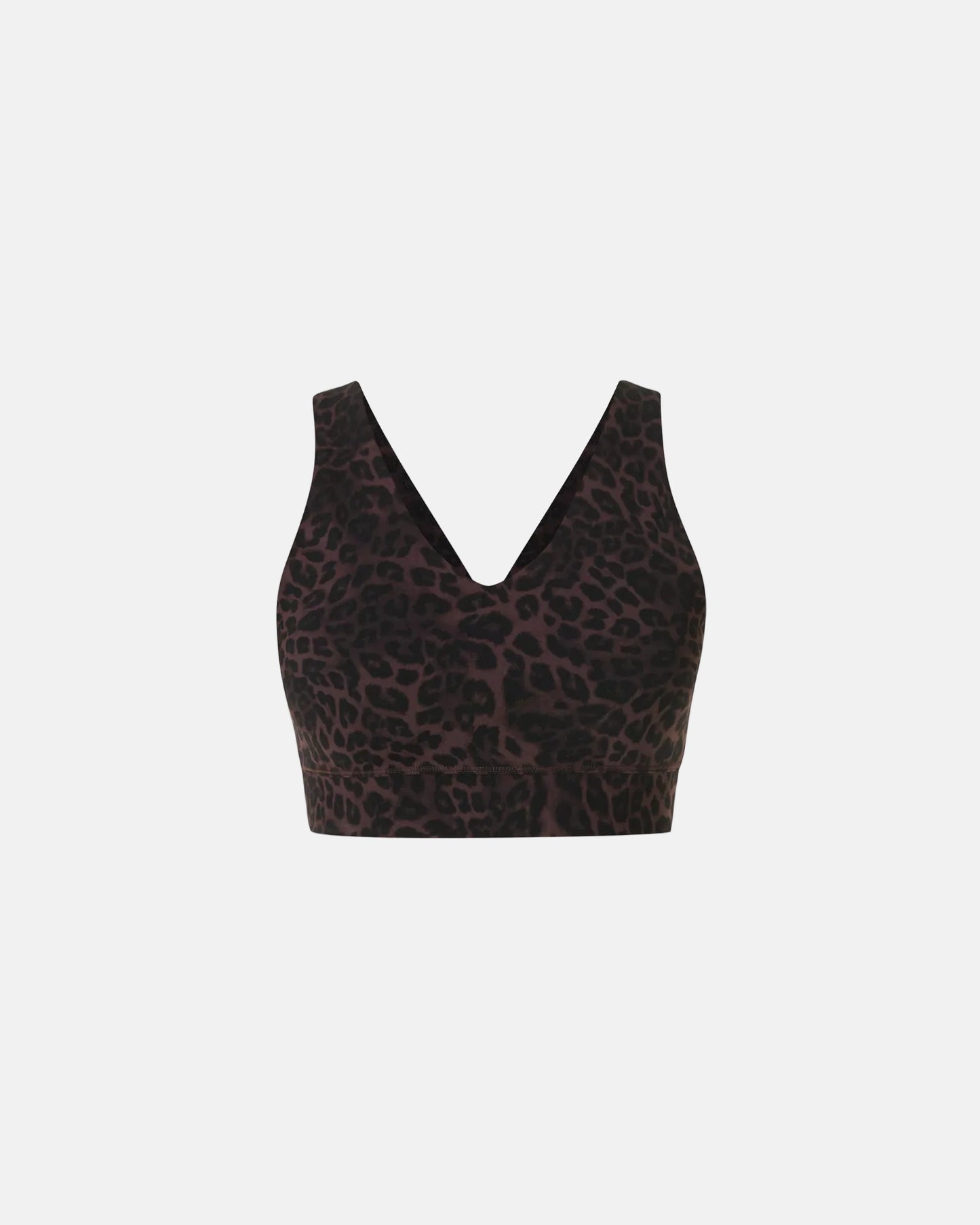 Ultimate Studio Yoga Voop Bra in Leopard Skin Print