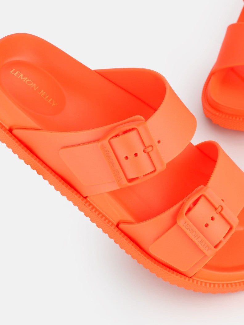 Elise Sandal In Orange Peel
