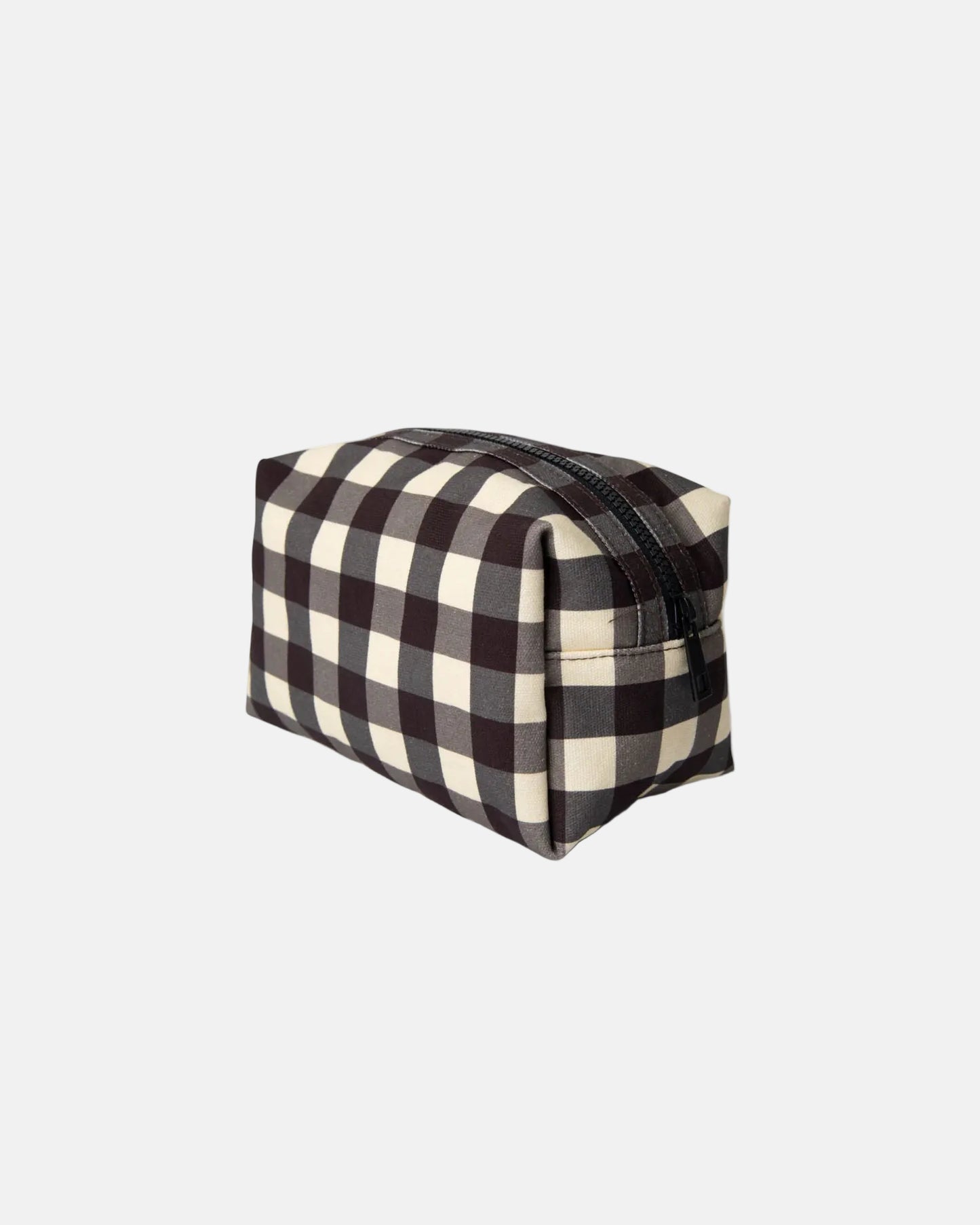Makeup Bag in Butter Gingham