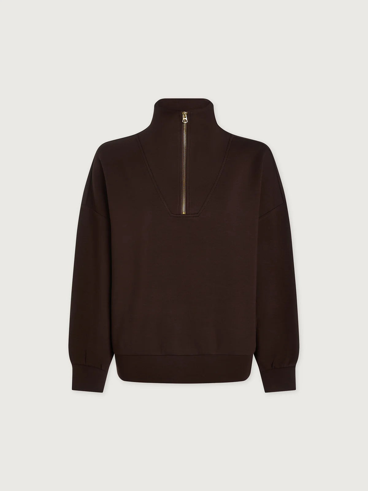 Hawley Half-Zip in Coffee Bean