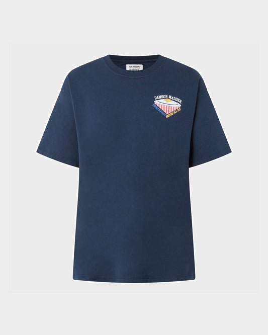 All Day Breakfast Tee in Navy