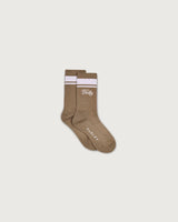 Lamar Club Stripe Sock in Desert Taupe