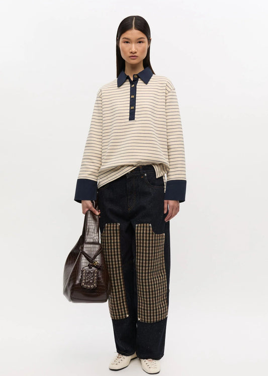 Single Piquet Jersey Polo in Phantom