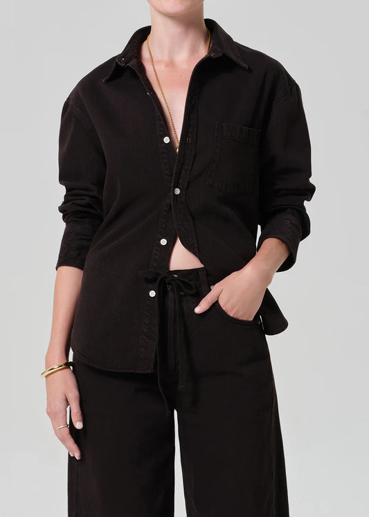 Carter Shirt in Carob