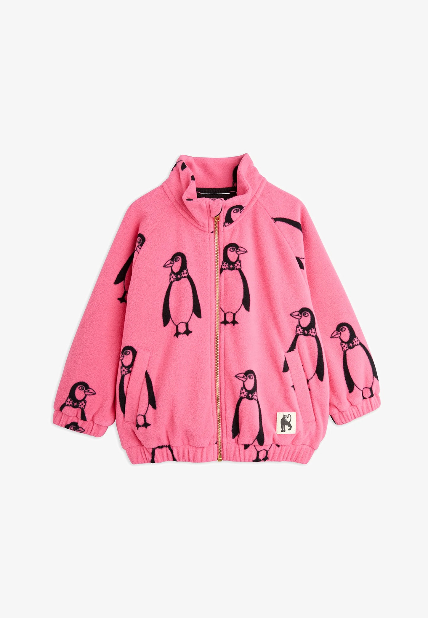 Penguin Fleece Jacket in Pink