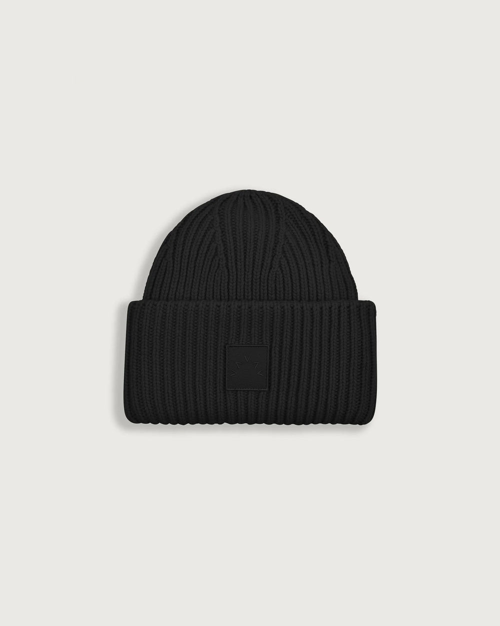 Cresta Rib Beanie in Black