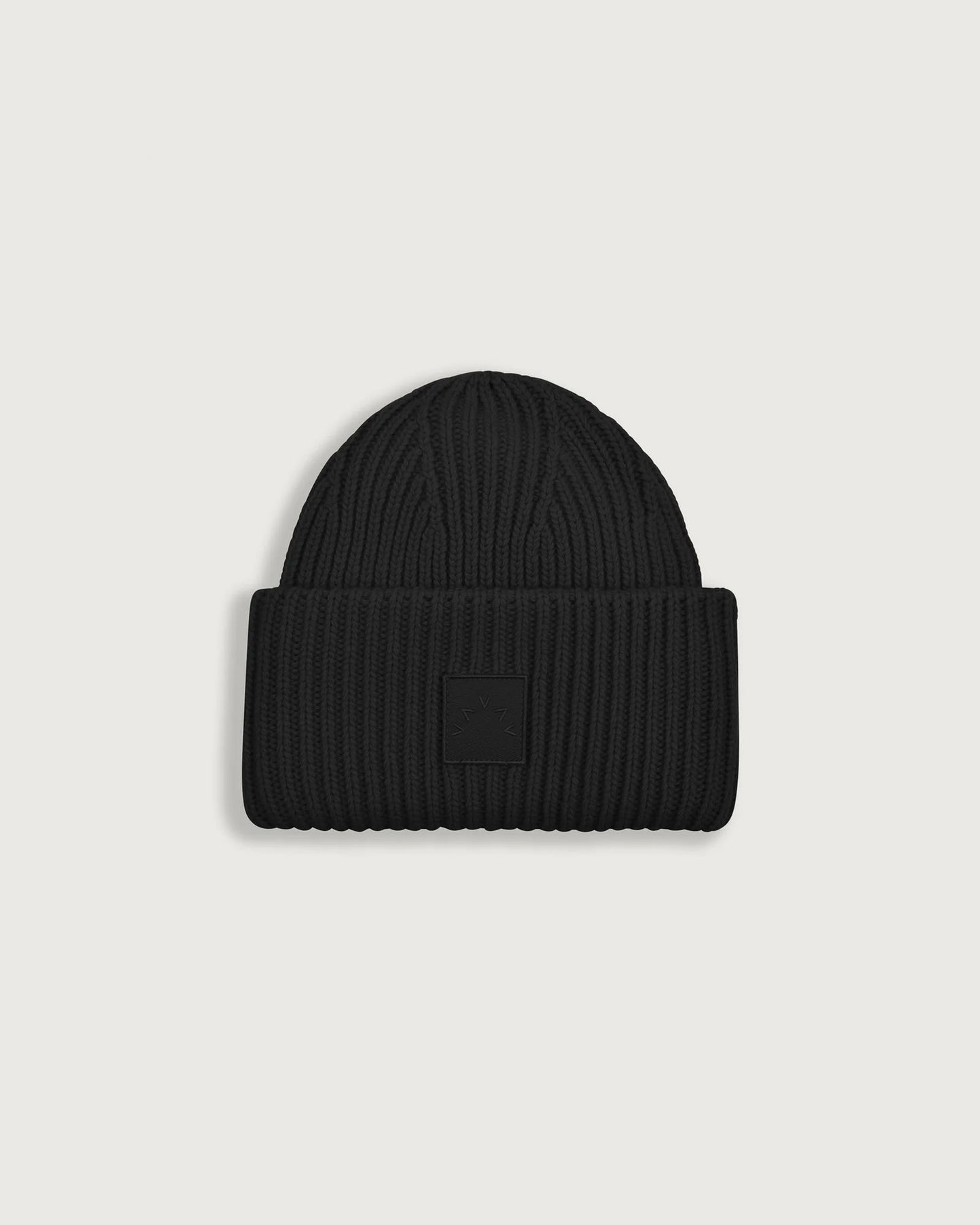Cresta Rib Beanie in Black