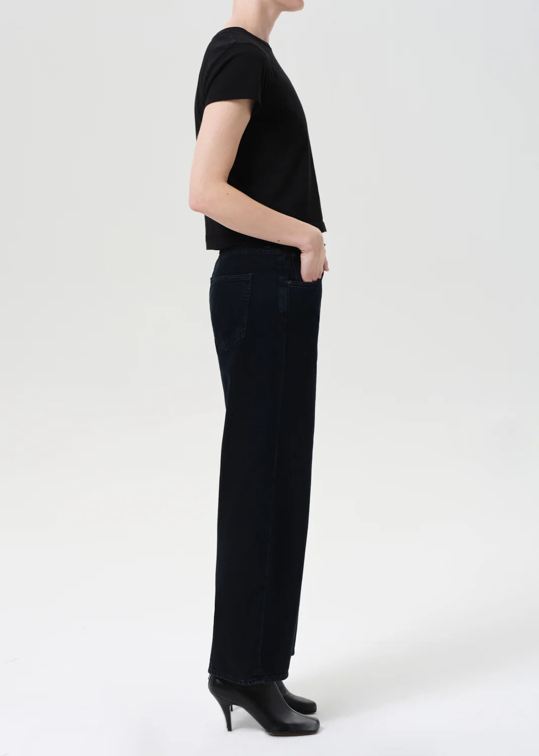 Low Curve Jean in Crushed