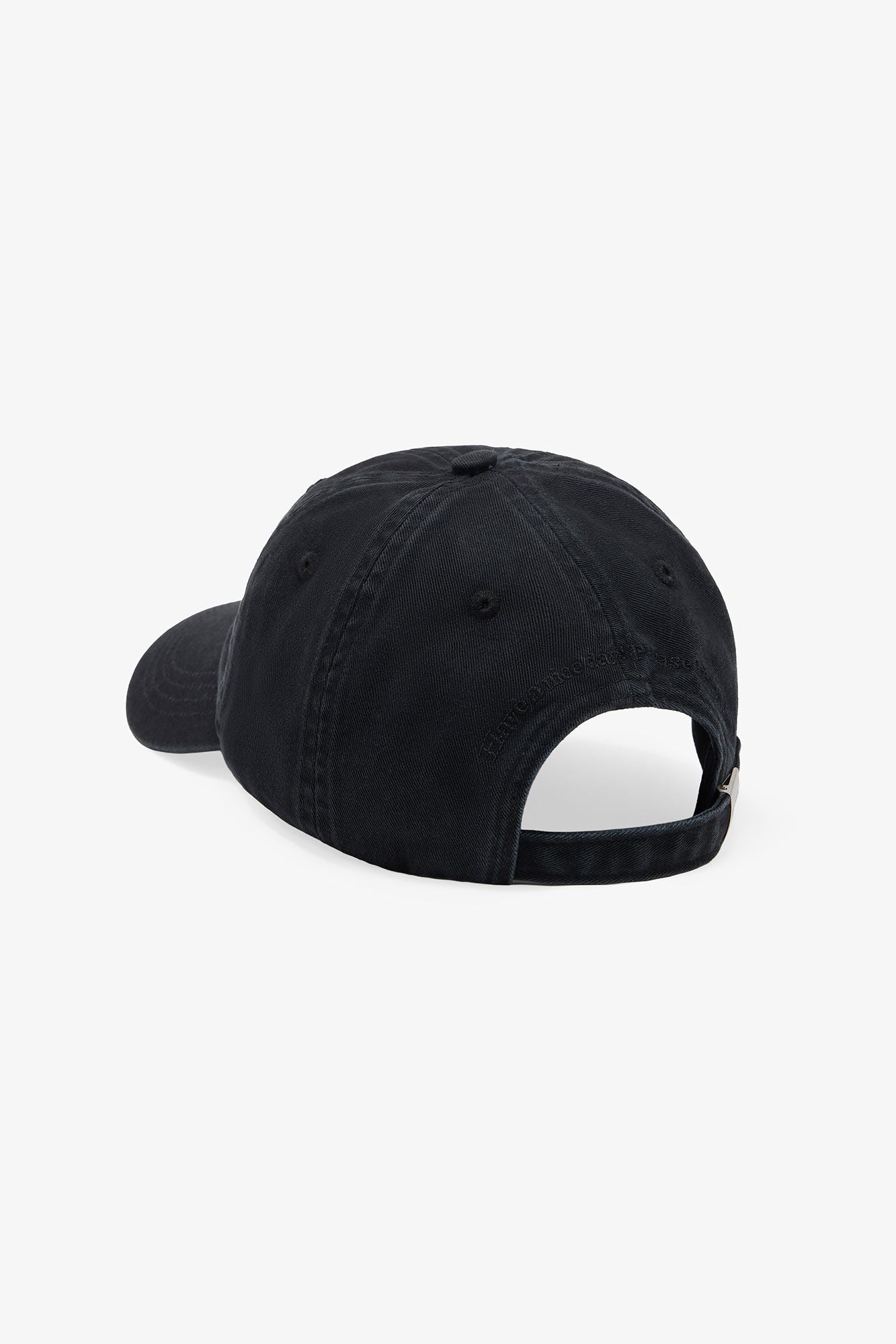 Puppy Canvas Cap in Black