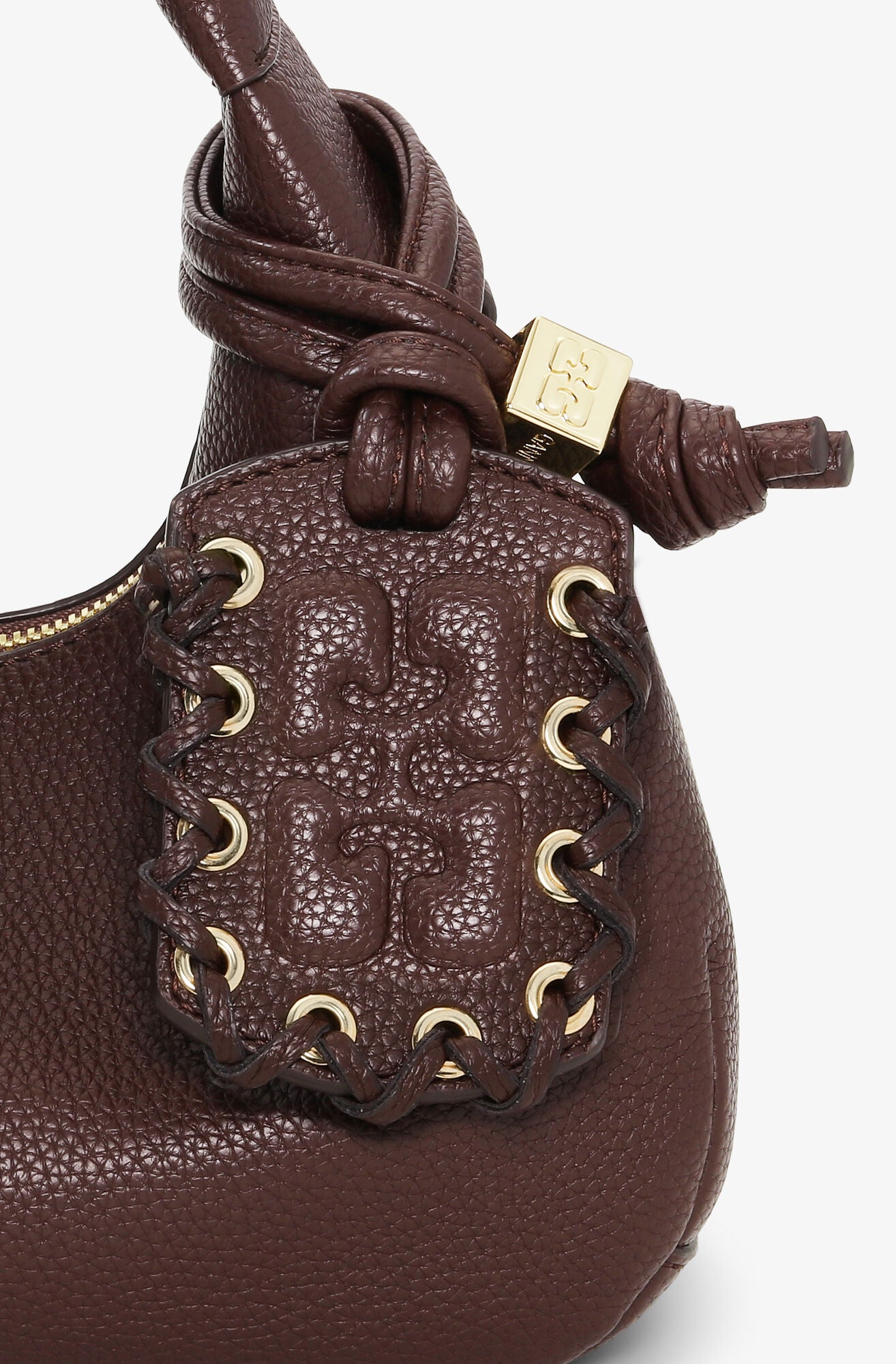 Mini Hobo Bag in Chicory Coffee