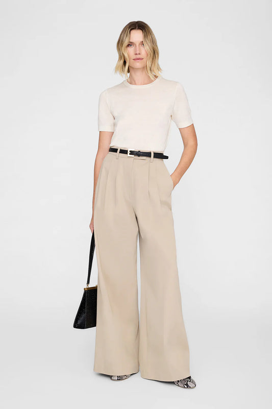Lou Trousers in Beige