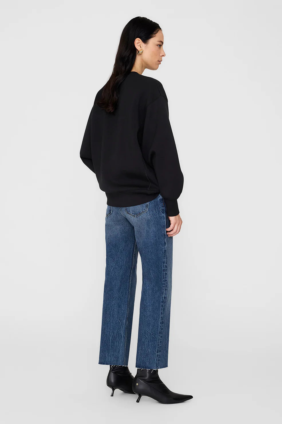 Alto Sweatshirt Framed Monogram in Black