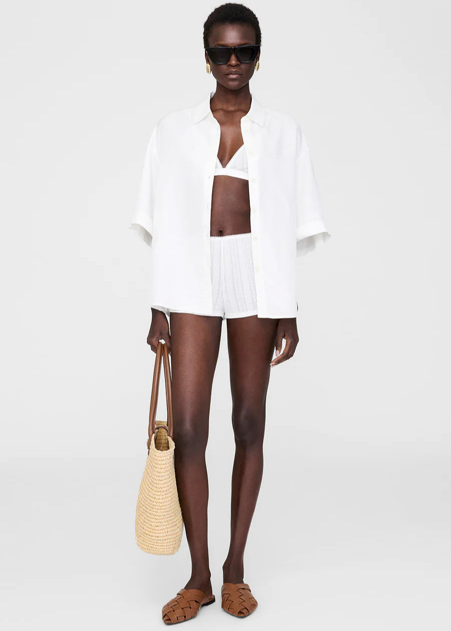 Fran Boyshort  in Off White