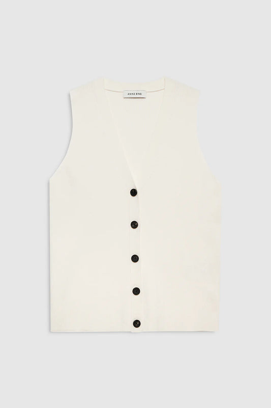 Lawrence Vest  in Ivory