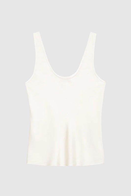 Lea Top  Snow in White
