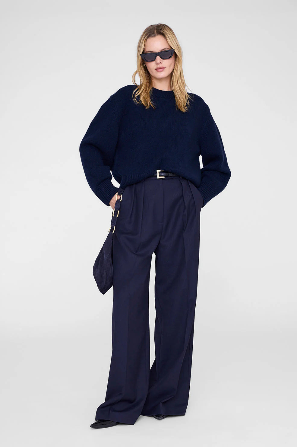Lou Trouser in Midnight Blue