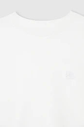 Miles Sweatshirt Framed Monogram  in Off White