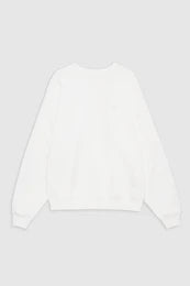 Miles Sweatshirt Framed Monogram  in Off White
