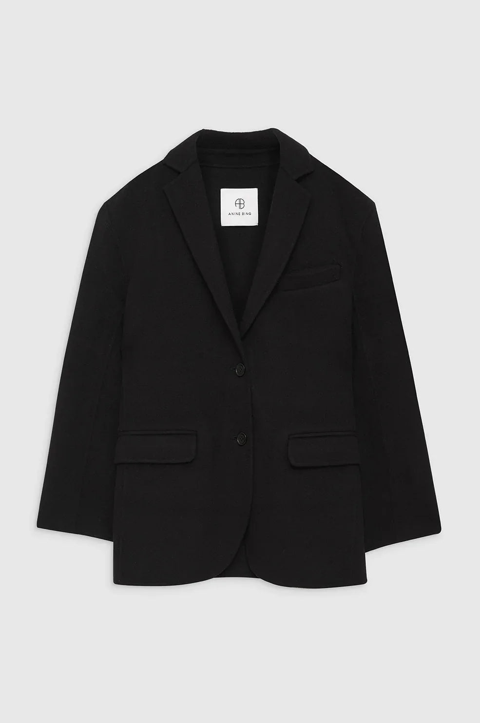 Quinn Blazer  in Black Cashmere Blend